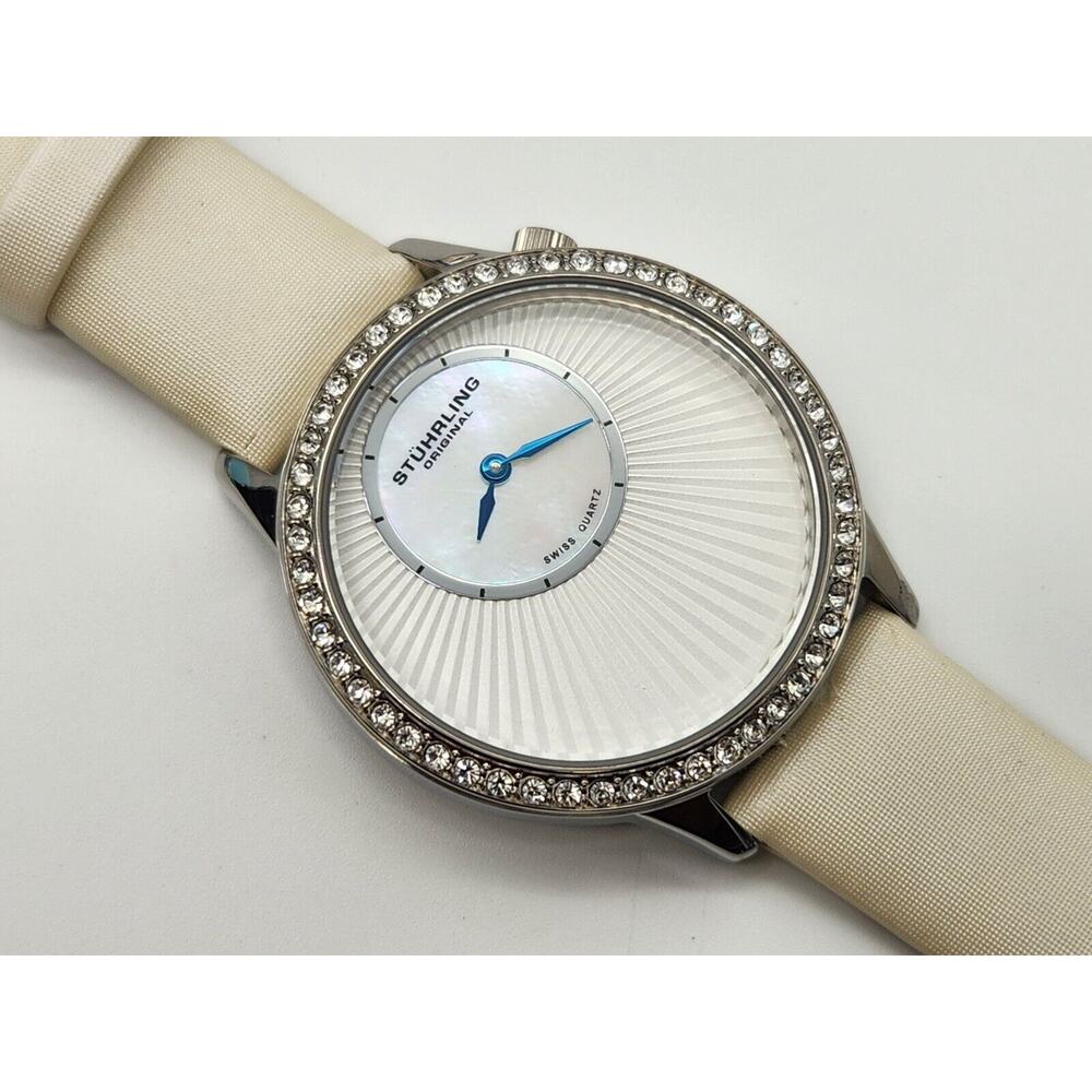 Stuhrling Original 336 Radiant Swarovski Crystal Accented Womens Watch